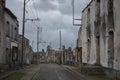 The village of Oradour-sur-Glane was totaly destroyed by a German Waffen-SS company in world War Two