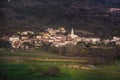 Village of Osek in Vipava Valley Slovenia Royalty Free Stock Photo