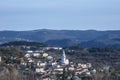 Village of Osek in Vipava Valley Slovenia Royalty Free Stock Photo