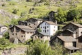 Village Pal in Andorra with the romanesque church Royalty Free Stock Photo