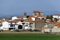 Village panorama of La Coronada, Extremadura - Spain Royalty Free Stock Photo