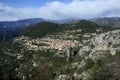 Village of Peille in the French department Alpes Maritimes Royalty Free Stock Photo