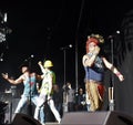 Village People in performance at the Let's Rock Retro Festival, Bristol, England. 3 Jun 2017.