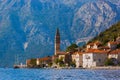 Village Perast on coast of Boka Kotor bay - Montenegro Royalty Free Stock Photo