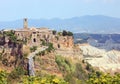 Village perched on the hill that can only be reached by a narrow