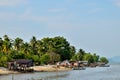 Village at Phra Thong Island Royalty Free Stock Photo