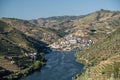 Village of Pinhao in the valley of the River Douro in Portugal Royalty Free Stock Photo