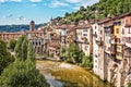 Village of Pont-en-Royans, Isere France Royalty Free Stock Photo