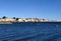 The village and the port of Bouzigues on the edge of the Thau Lake