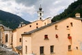 The village of Poschiavo Royalty Free Stock Photo