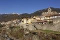Village of Prats de Mollo -La Preste, Vallespir, Languedoc Roussillon, Pyrenees Orintales, France Royalty Free Stock Photo