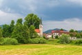 The village of Pudob with a nice catholic in Slovenia