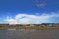 Village Pulau Ketam (Crab Island), Malaysia.