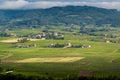 Village of Regnie-Durette and vineyards, Landscape of Beaujolais, France Royalty Free Stock Photo