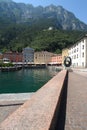 The village of Riva del Garda in Garda Lake Royalty Free Stock Photo