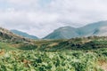 Village road in Lake District National Park Royalty Free Stock Photo