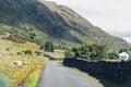 Village road in Lake District National Park Royalty Free Stock Photo