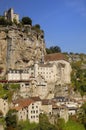 Village of Rocamadour in Midi-Pyrenees, France Royalty Free Stock Photo