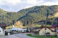 Village in Romanian Bukovina Royalty Free Stock Photo