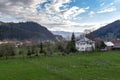 Village in Romanian Bukovina Royalty Free Stock Photo