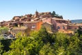 Village of Roussillon in the Provence Royalty Free Stock Photo