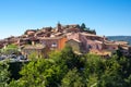 Village of Roussillon in the Provence Royalty Free Stock Photo