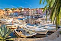 Village of Sali on Dugi Otok island colorful harbor view Royalty Free Stock Photo