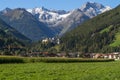 Village of Sand in Taufers in South Tyrol Royalty Free Stock Photo