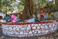 Village scene, sculpture museum, Kaneri Math, Kolhapur, Maharashtra