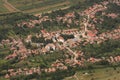 The village seen from above Royalty Free Stock Photo
