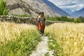 In the village of Shimshal 3100m there is no running water, which is why girls and women go down to the valley to bring water