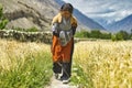 In the village of Shimshal 3100m there is no running water, which is why girls and women go down to the valley to bring water