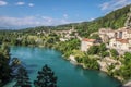 The village of Sisteron in southern France
