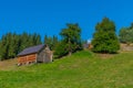 Village situated at Rugova mountains in Kosovo Royalty Free Stock Photo