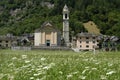 The village of Sonogno on Verzasca valley Royalty Free Stock Photo