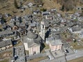 The village of Sonogno on Verzasca valley in Switzerland Royalty Free Stock Photo