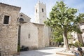 Village sqaure, Saint Paul de Vence, Provence, France.