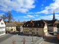 Public square of old village Burkardroth