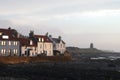 The village of St monans during the sunrise Royalty Free Stock Photo