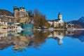 Village St Wolfgang on the lake Wolfgangsee - Austria