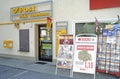 Village store front in Kirchbach Austria 2003