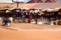 Village street market in Cambodia