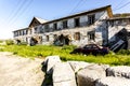 Village street in Teriberka, a rural locality village a selo in Kolsky District of Murmansk Oblast, Russia