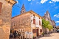 Village of Svetvincenat ancient square and church view