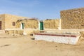 Village in the THAR DESERT, located close to Jaisalmer, the Golden City in India Royalty Free Stock Photo