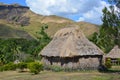 Village thatched house Royalty Free Stock Photo