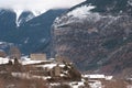 Village of Torla and Ordesa and Monte Perdido National Park. Royalty Free Stock Photo