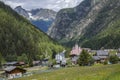 Village of Trient in Valais, Switzerland Royalty Free Stock Photo