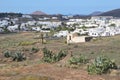 The village Uga in Southern Lanzarote. Royalty Free Stock Photo