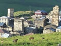 Village of Ushguli to Svanetie in Georgia.